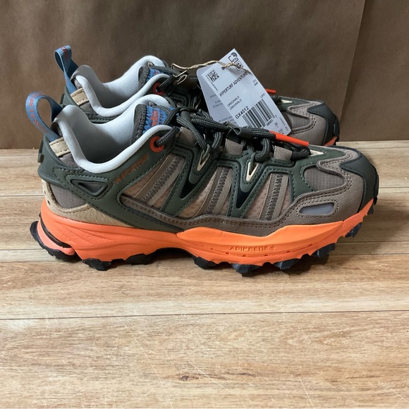 New! Women’s Adidas Hyperturf Adventure W 5 Green Orange Sneakers Hikers Hiking - Picture 6 of 12